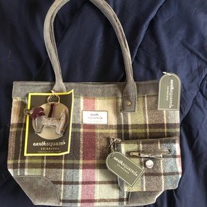 Velvet plaid bag purchased IN Edinburg